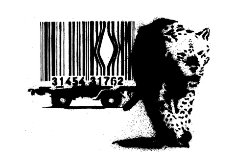 Barcode - Banksy plakat