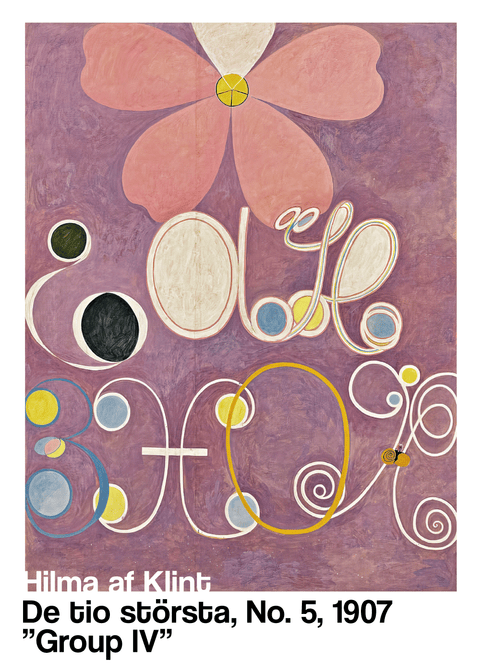 De tio störste No. 5 - Hilma af Klint kunstplakat