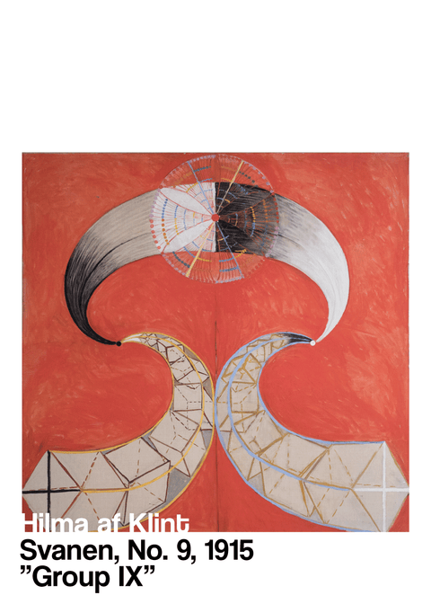 Svanen No. 9 - Hilma af Klint kunstplakat