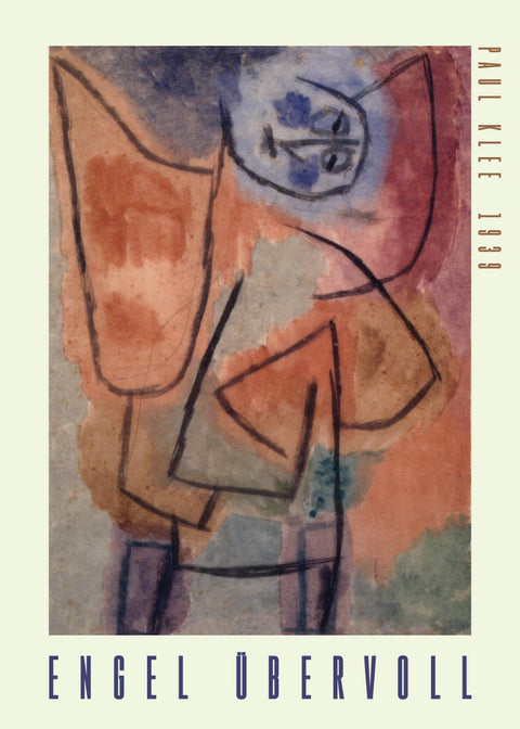 Engel übervoll - Paul Klee Kunstplakat