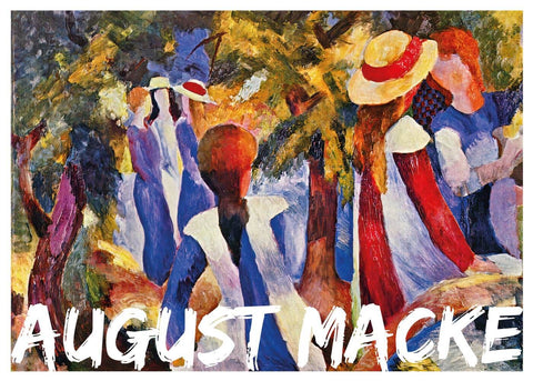 Mädchen im grünen - August Macke