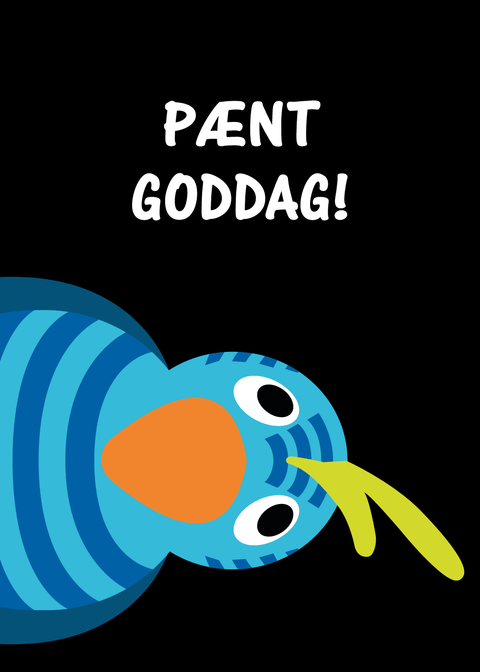 Kaj og Andrea plakat - Pænt goddag