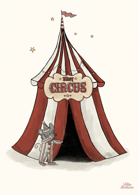 Tiny circus - Børneplakat