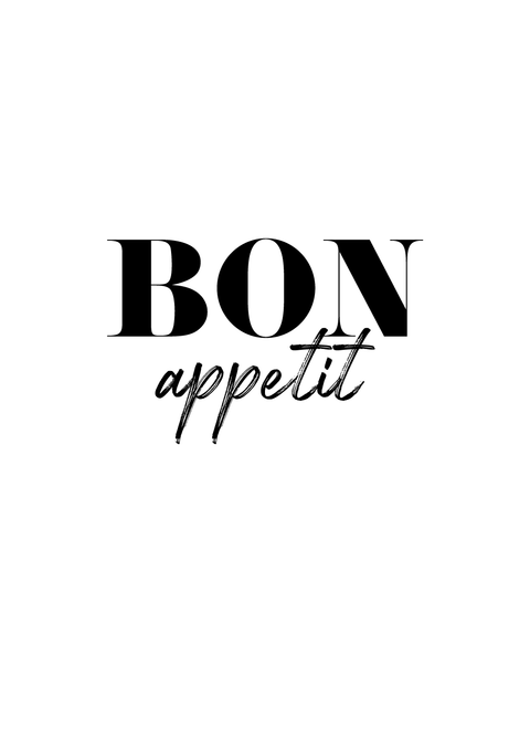 Bon appetit plakat