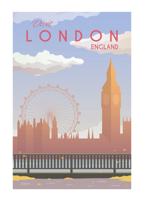 Visit London - rejse plakat