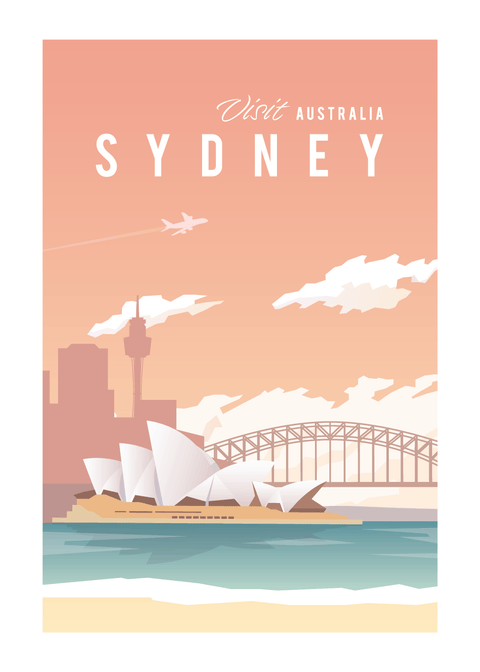 Visit Sydney - rejse plakat