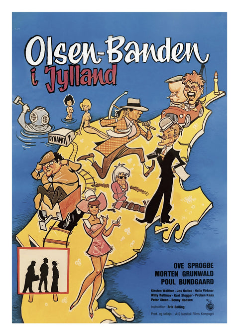 Olsen Banden i Jylland - Filmplakat