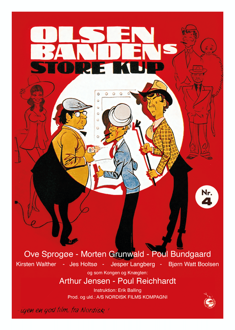 Olsen Bandens store kup - Filmplakat