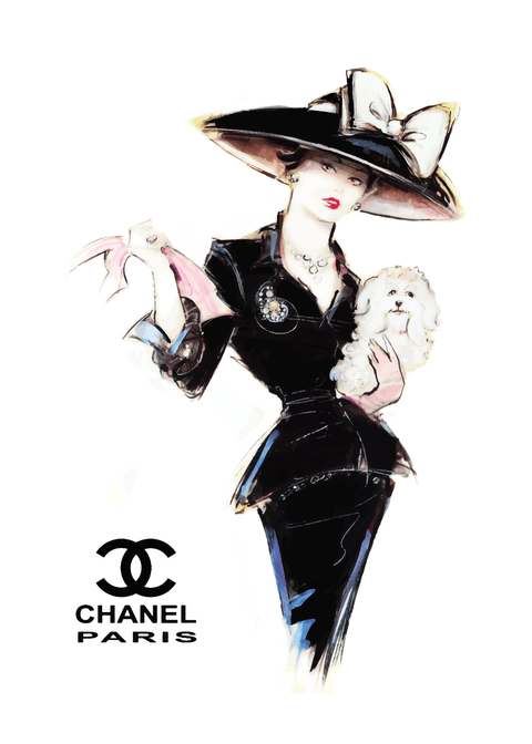 Chanel Paris - plakat