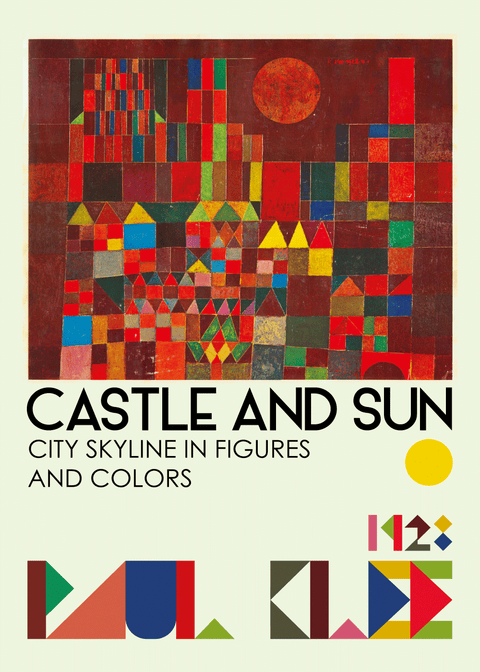 Castle and sun - Paul Klee kunstplakat