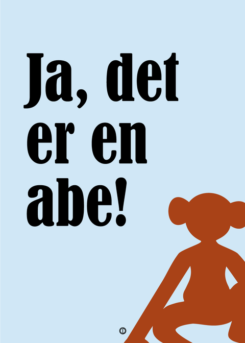 Ja, det er en abe!