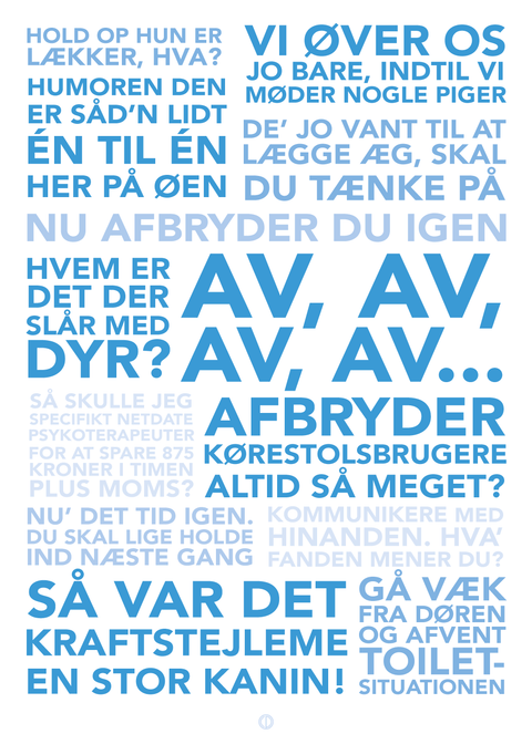 Mænd og Høns - plakat