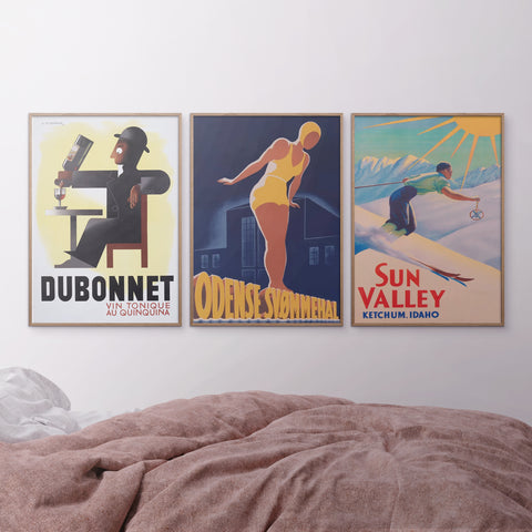 Dubonnet, Odense svømmehal & Sun Valley plakatsæt