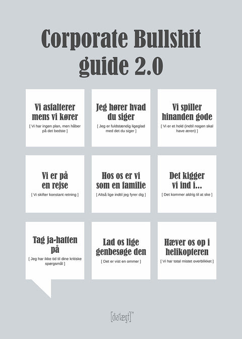 Corporate Bullshit guide 2 plakat