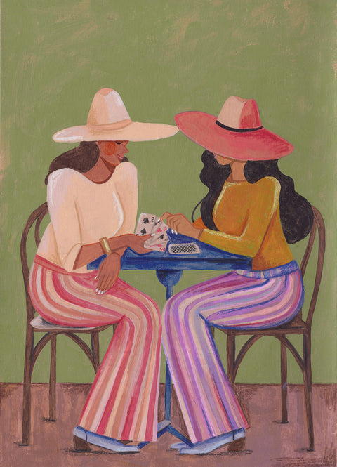 Caroline Bonne Muller - Cowgirls playing cards