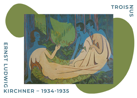 Trois nus - Ernst L. Kirchner museumsplakat