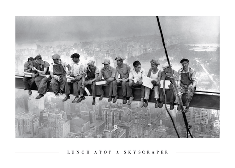 Lunch atop a skyscraper - Plakat