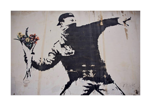 Flower thrower - Banksy plakat 02