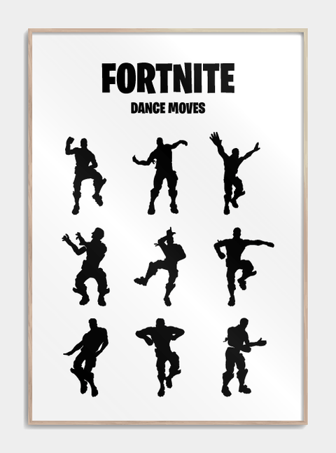 Gamer plakat - Dance moves