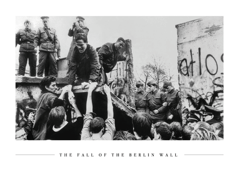 The Fall of the Berlin Wall - Plakat