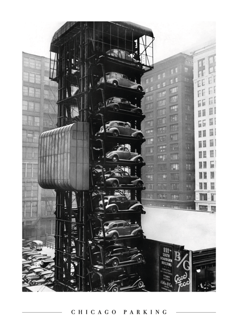 Chicago parking - Plakat