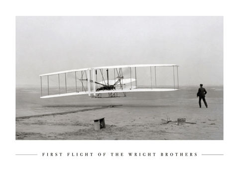 The Wright brothers - Plakat