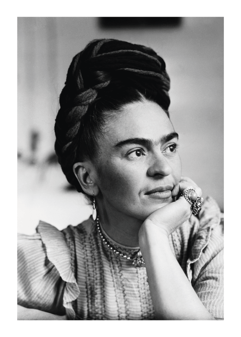 Posing Frida - Frida Kahlo fotoplakat