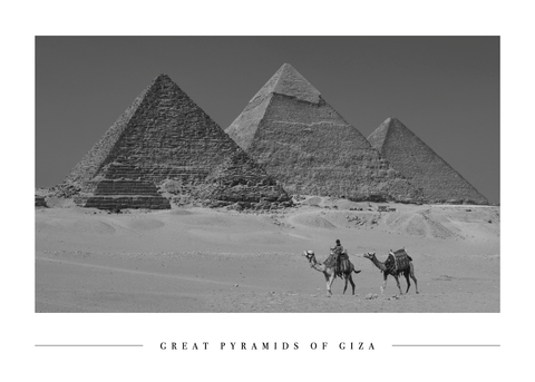 Pyramids of Giza - Plakat