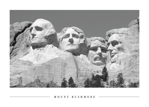 Mount Rushmore - Plakat