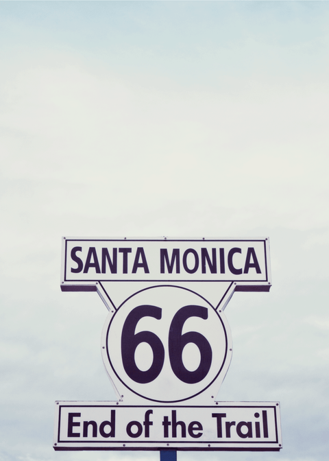 Santa Monica Road 66 plakat