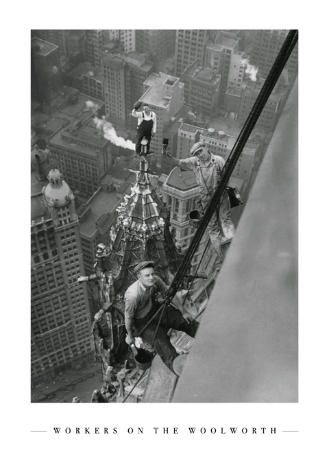 Workers in the Woolworth - Plakat