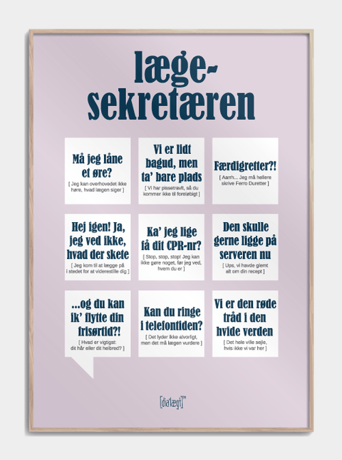 Lægesekretæren plakat