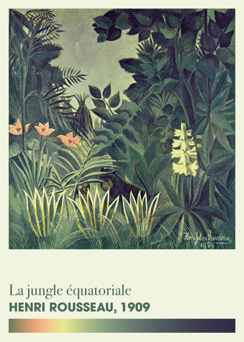 The Equatorial Jungle - Henri Rousseau kunstplakat