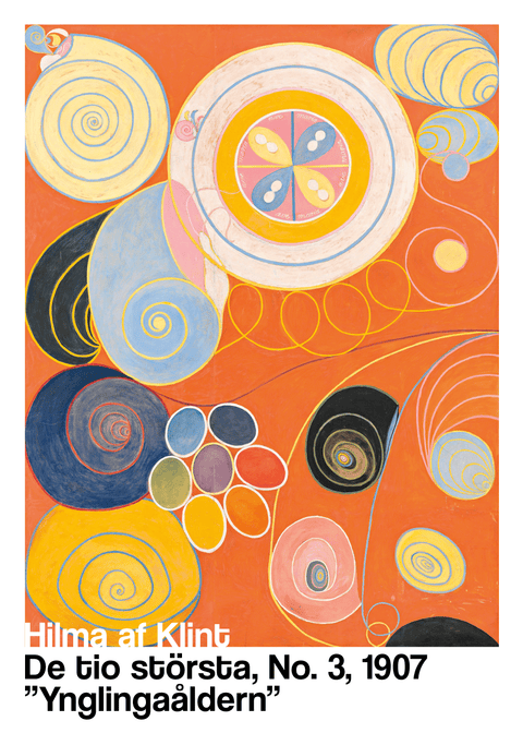 Ynglingaåldern - Hilma af Klint kunstplakat