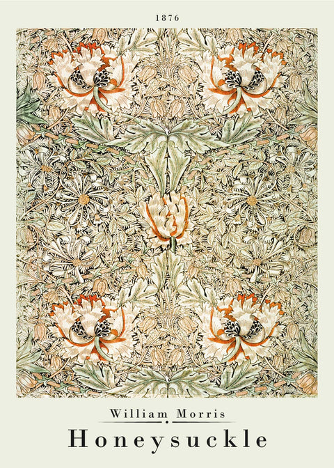 Honeysuckle lll - William Morris kunstplakat