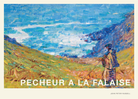 Pecheur a la falaise - John Peter Russell kunstplakat