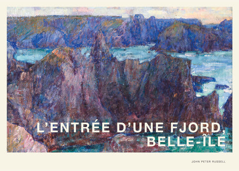 L'entrée D'une Fjord - John Peter Russell kunstplakat