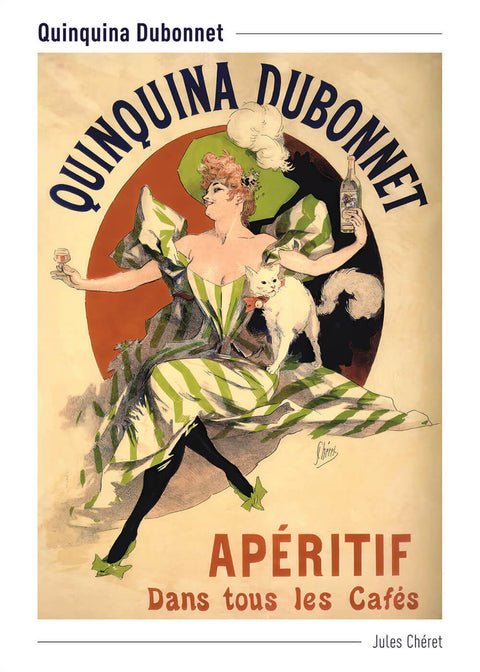 Quinquina Dubonnet aperitif - Jules Chéret kunstplakat