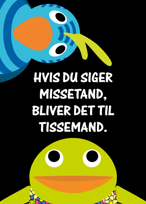 Kaj og Andrea plakat - Bakke Snagvendt