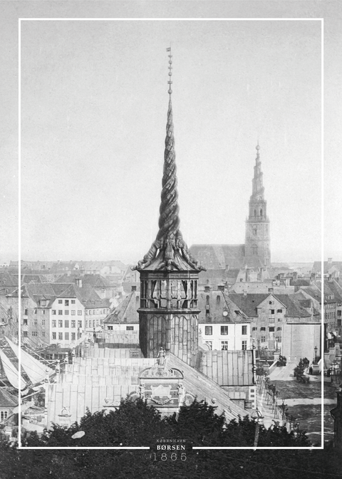 Børsen - Gamle billeder af København plakat