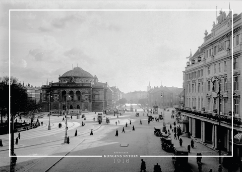 Kongens Nytorv - Gamle billeder af København plakat