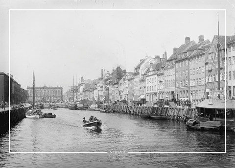 Nyhavn & d'Angleterre - Gamle billeder af København plakat