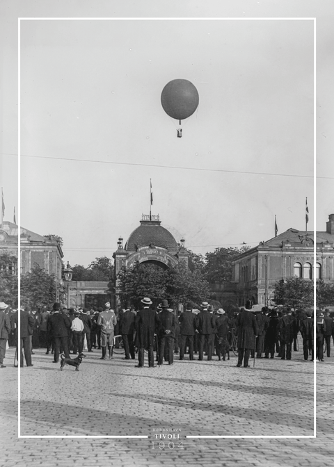 Tivoli og Montebello - Gamle billeder af København plakat