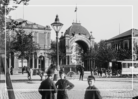 Tivolis hovedindgang - Gamle billeder af København plakat