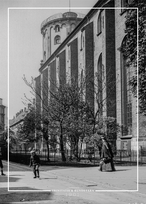 Trinitatis & Rundetårn - Gamle billeder af København plakat