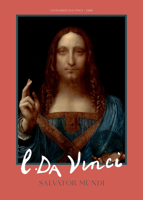 Salvator Mundi - Leonardo da Vinci kunstplakat