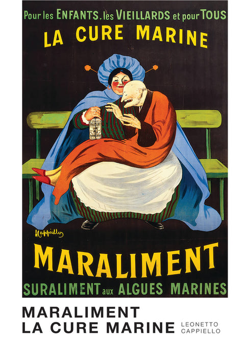 Maraliment la cure  marine - Leonetto Cappiello kunstplakat