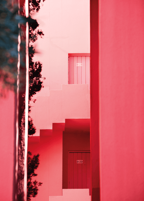 Red walls - Arkitektur plakat