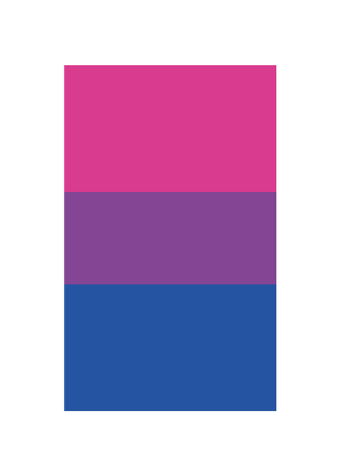 Bisexual flag - LGBT plakat