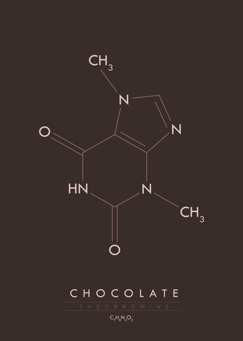 Chocolate - Molekyle plakat